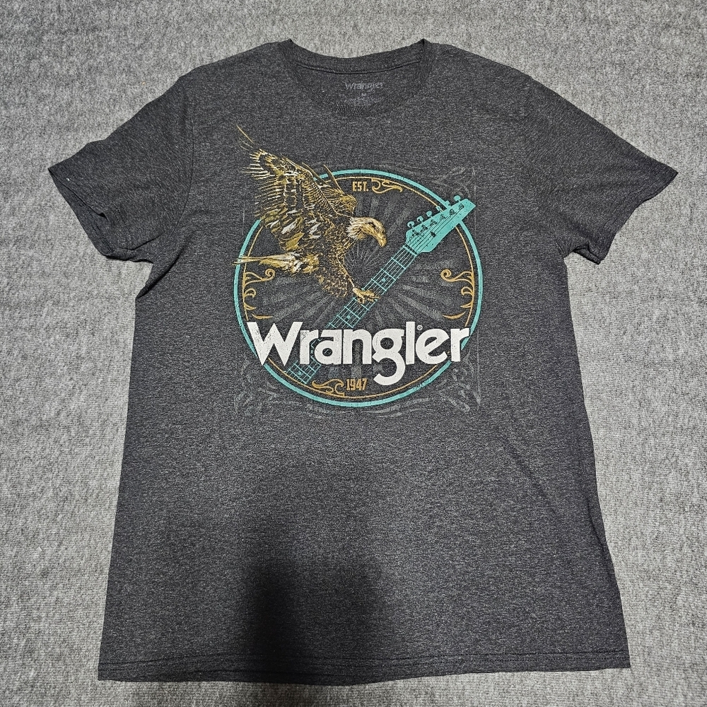 Wrangler Eagle Guitar Graphic T-Shirt Men's Size M
